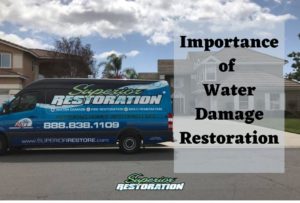 importance of water damage restoration