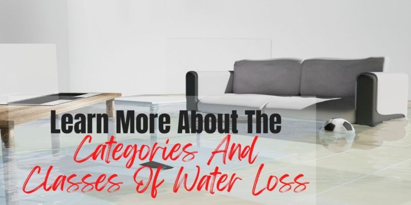Learn More About The Categories And Classes Of Water Loss